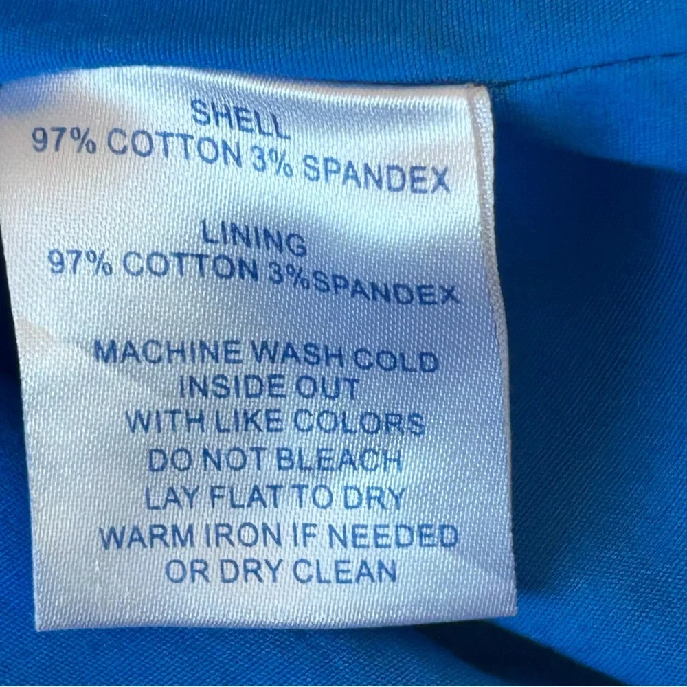 Southern Tide Charleston Scallop Sheath Dress Yacht Blue Size 4 Classic Preppy